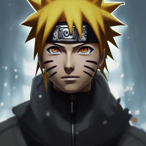 Hyperdetailed Naruto Portrait in Dynamic Lighting