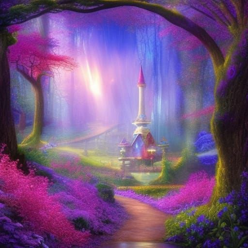 Enchanted Worlds: Ethereal Fantasy in Mist