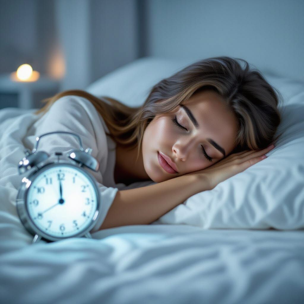 Sleeping Woman Refuses to Wake as Alarm Rings