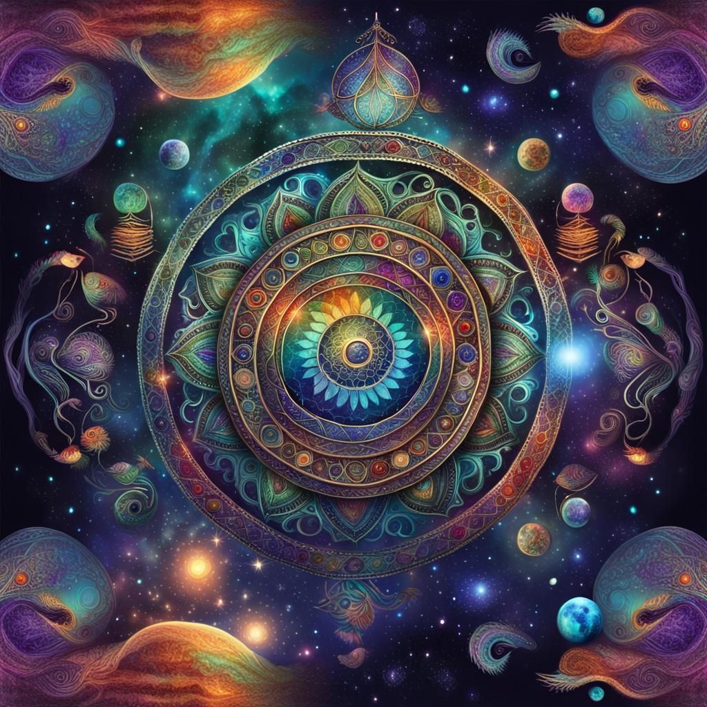 Ethereal Cosmic Gypsy: A Bohemian Psychedelic Dream