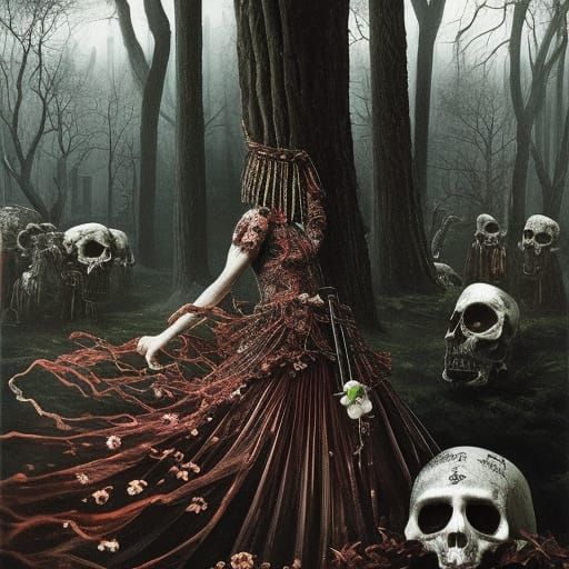 "Sinful Symphonies" dark folklore gothic art