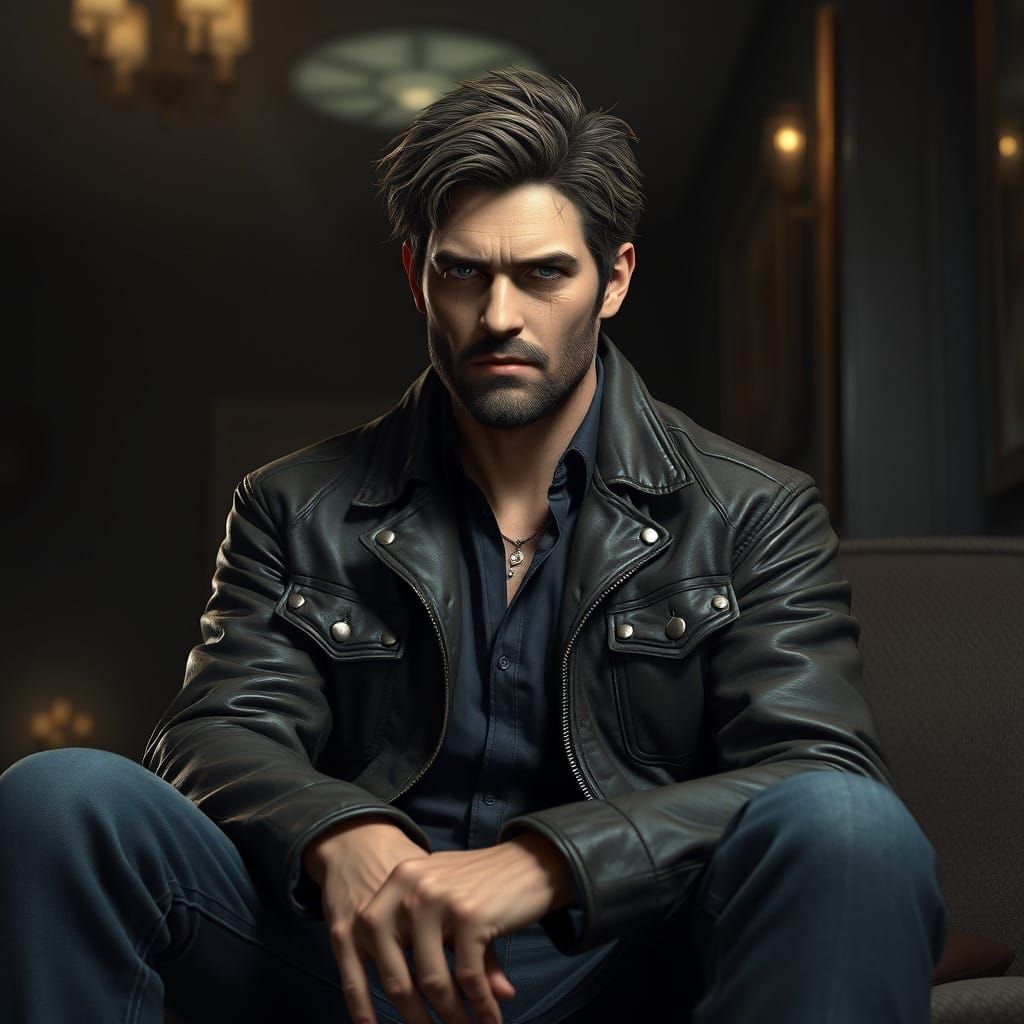 Mysterious Dean Winchester Portrayed in Hyper-Realistic Anim...