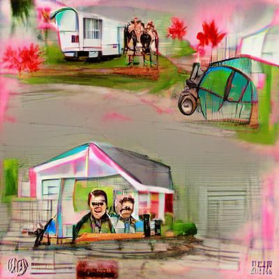 Trailer Park Boys Concept Art in Mixed Media
