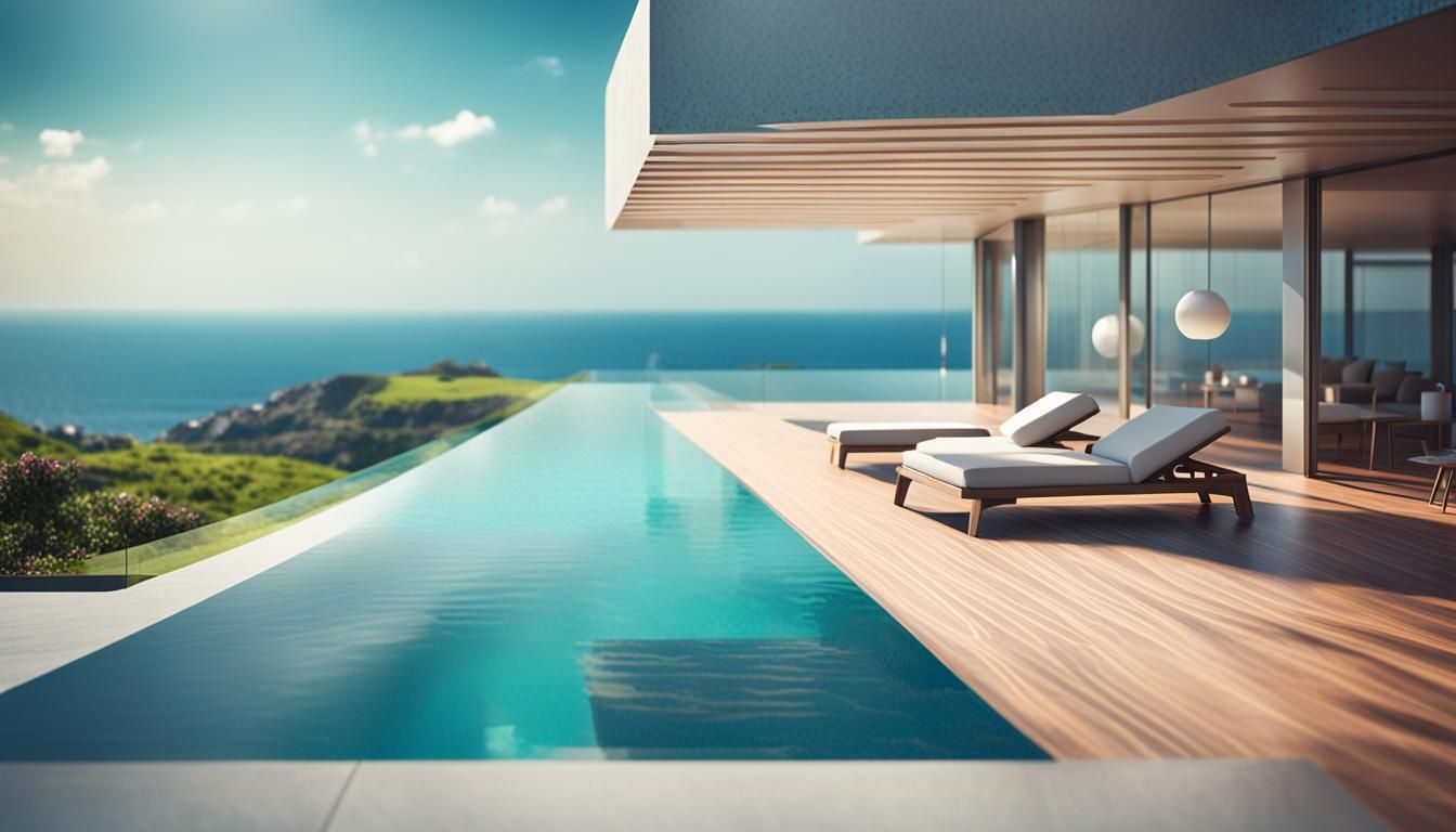 Futuristic Villa with Ocean View: Professional Photography