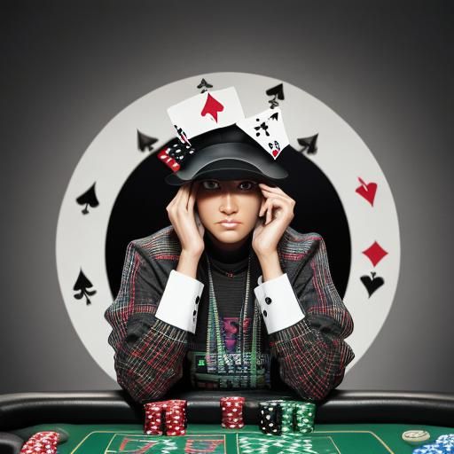 Hyperrealistic Poker Face Portrait in Sharp Focus