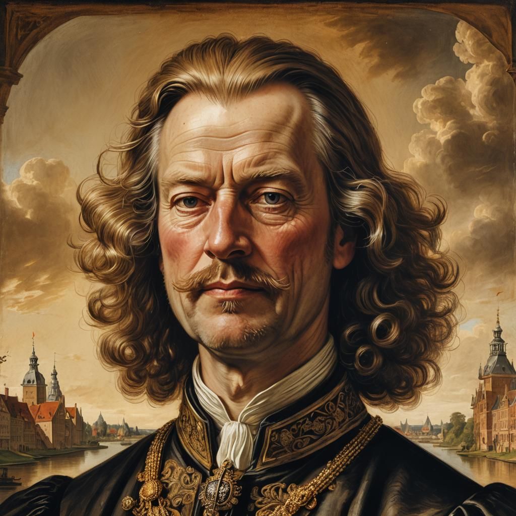 King Willem III: Dutch Golden Age Portrait