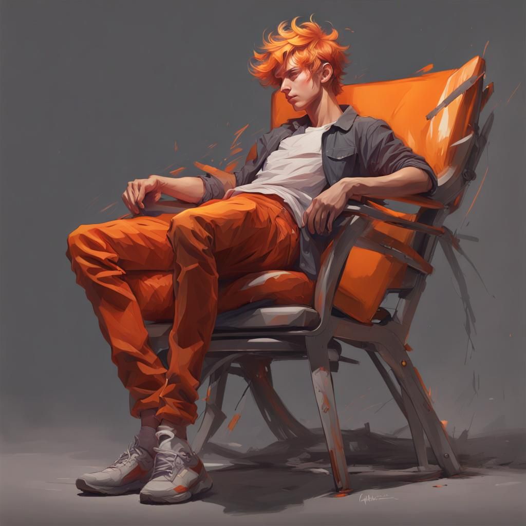 Teenage Boy Portrait with Dynamic Lighting