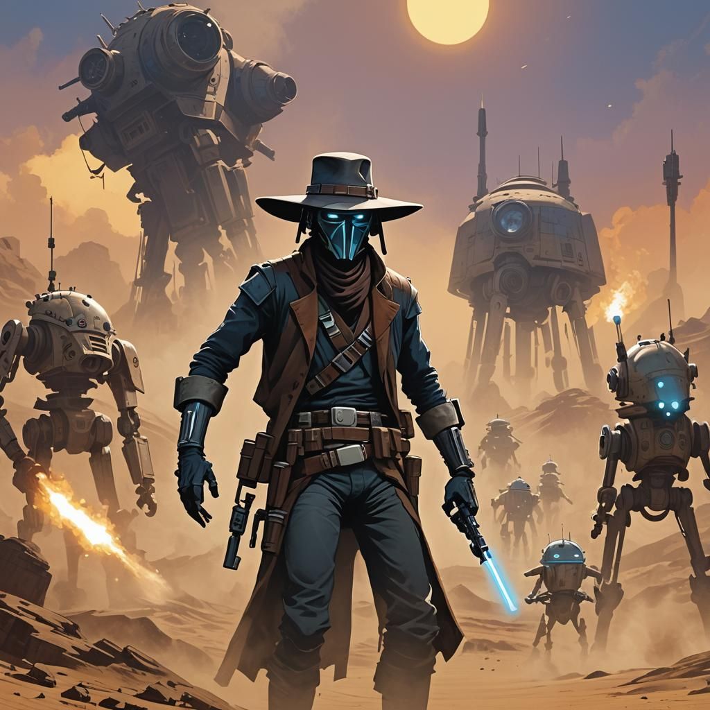 Cad Bane Showdown: Studio Ghibli Bounty Hunter