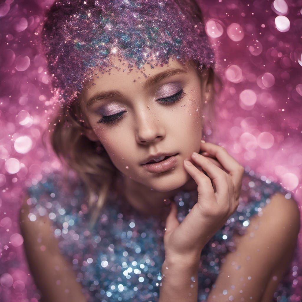 Fantastical Glitter Landscape in Detailed Matte Painting