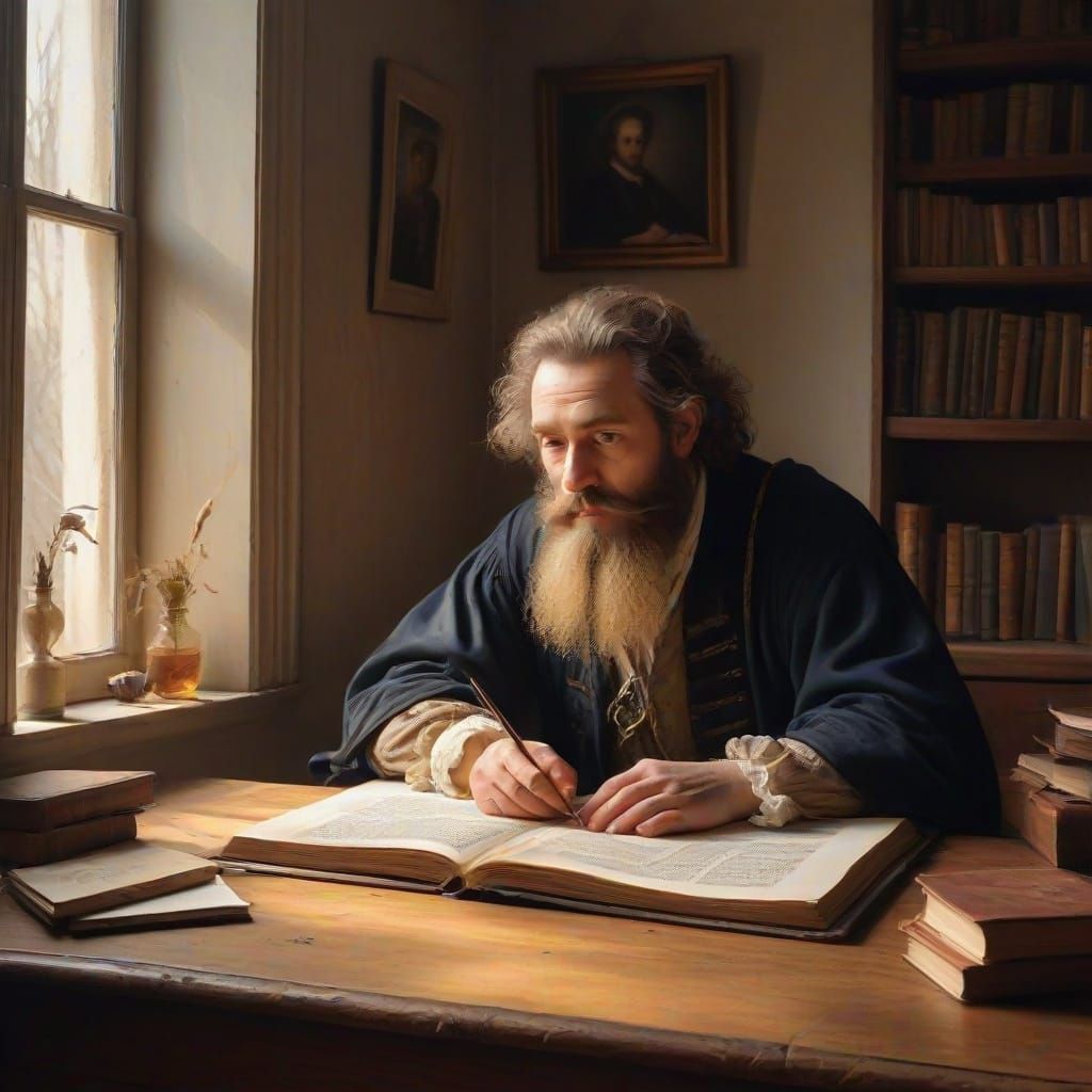 Masterpiece in Warm Golden Light: A Dutch Masterpiece