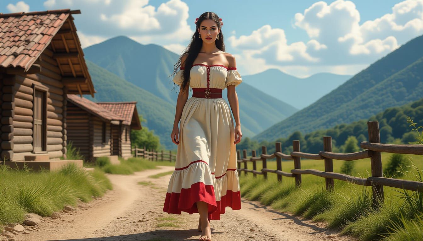 Realistic Render of La Patasola: The Hoofed Woman