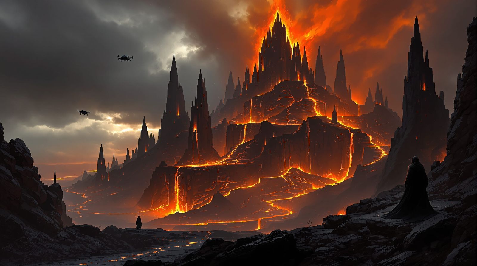 Volcanic Island Fortress Erupts as Supervillain Lair