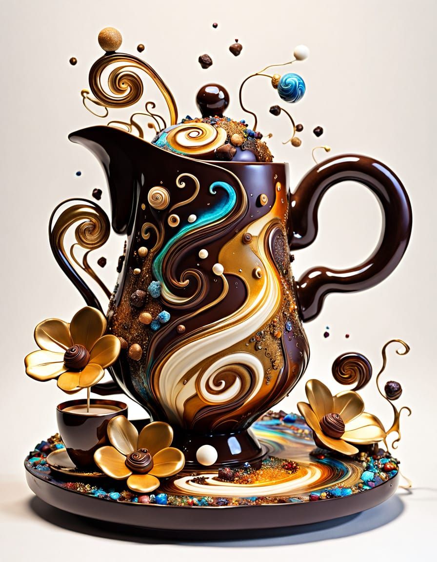 Surreal Liquid Creations: Lava Dalek, Honey Tardis, Water Cy...