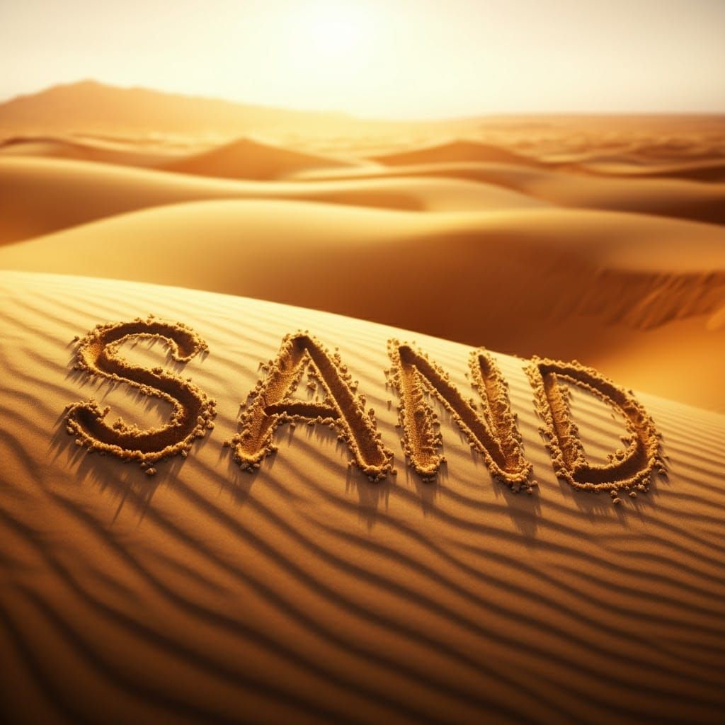 "I don't like sand. It's coarse and rough, and it gets every...