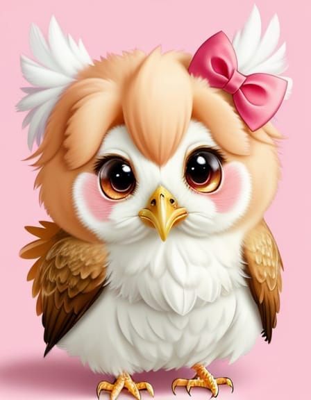 Kawaii chibi owl