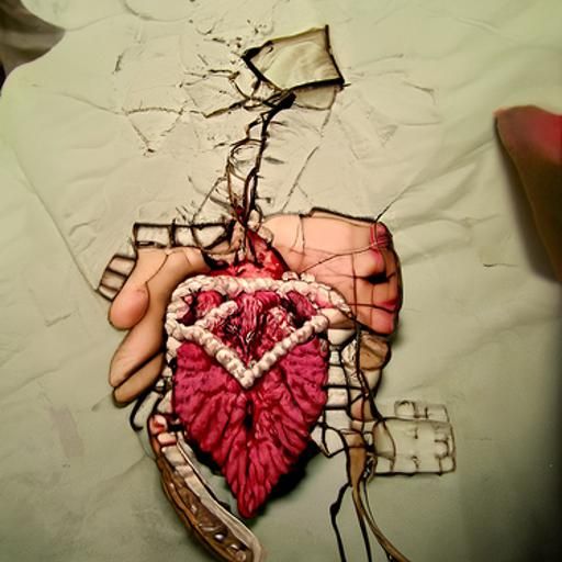 In pieces