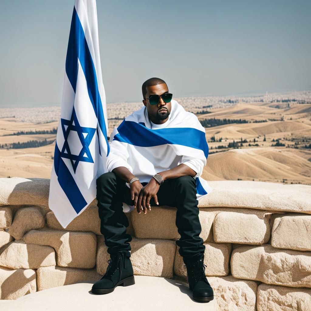 Person Holding Israeli Flag