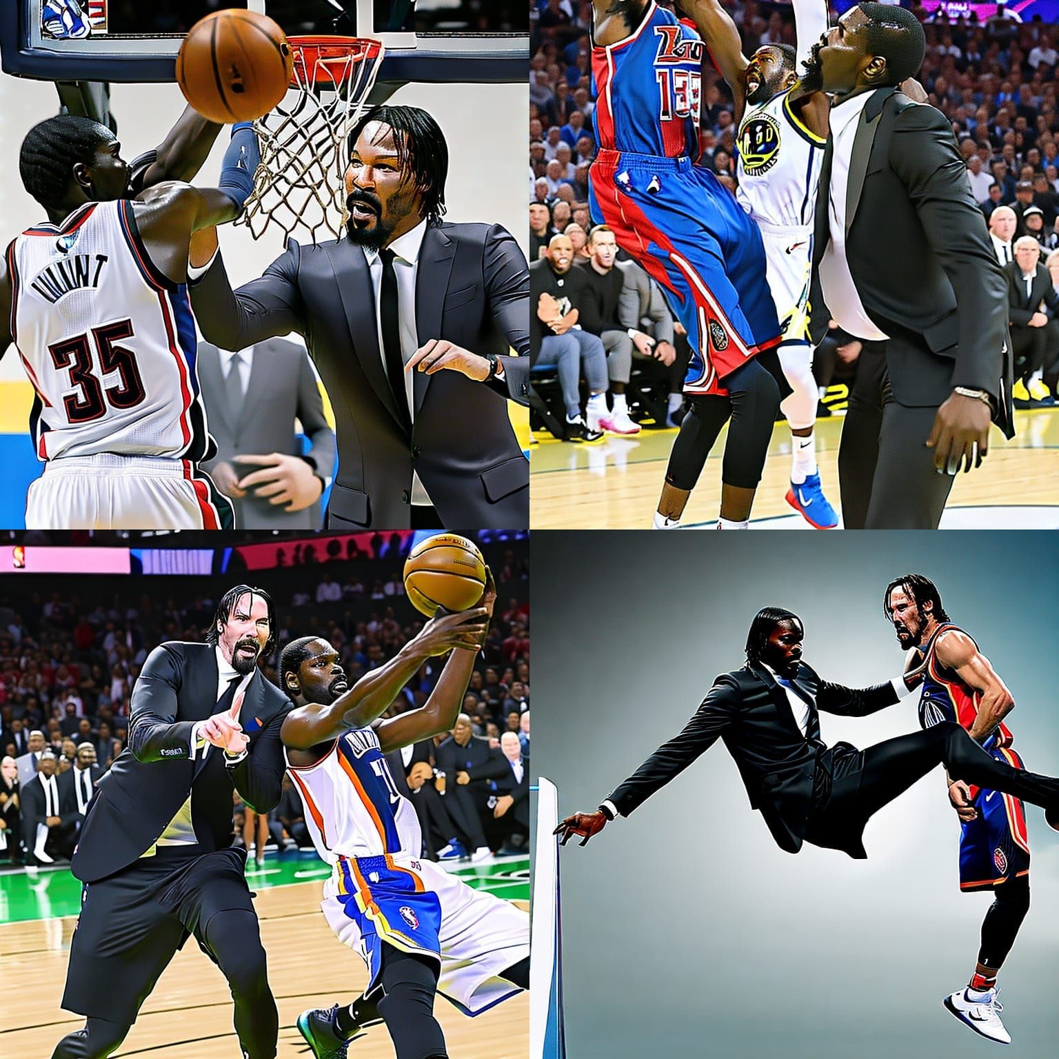 John Wick Dunks on Kevin Durant