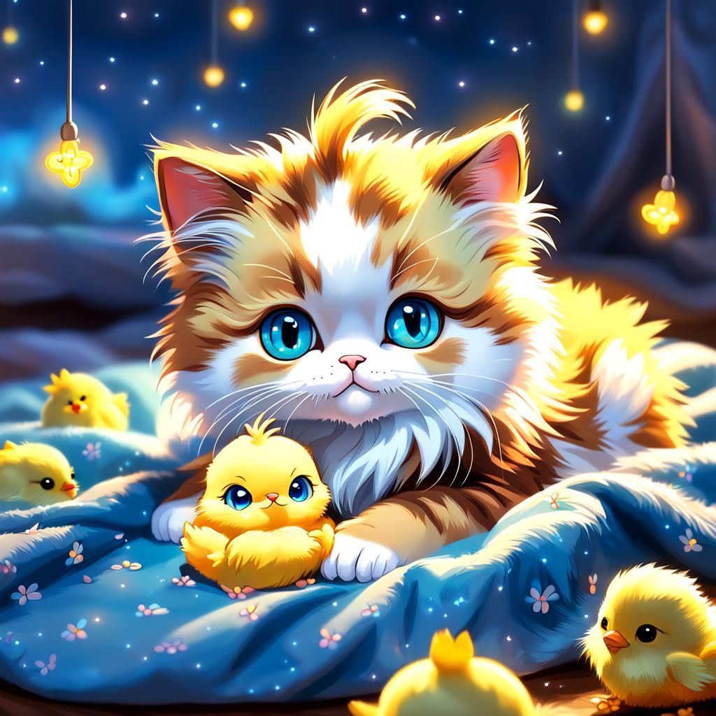 Kitten & Chicks