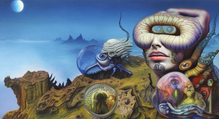 Surreal Alternate Reality Inspired by Otto Rapp