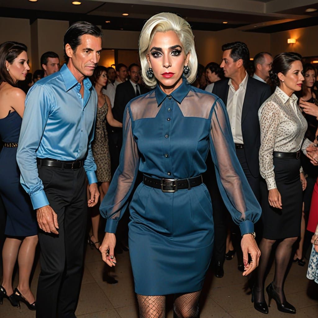 Cross-Dresser Glides Towards Dance Floor with Lady Gaga Insp...