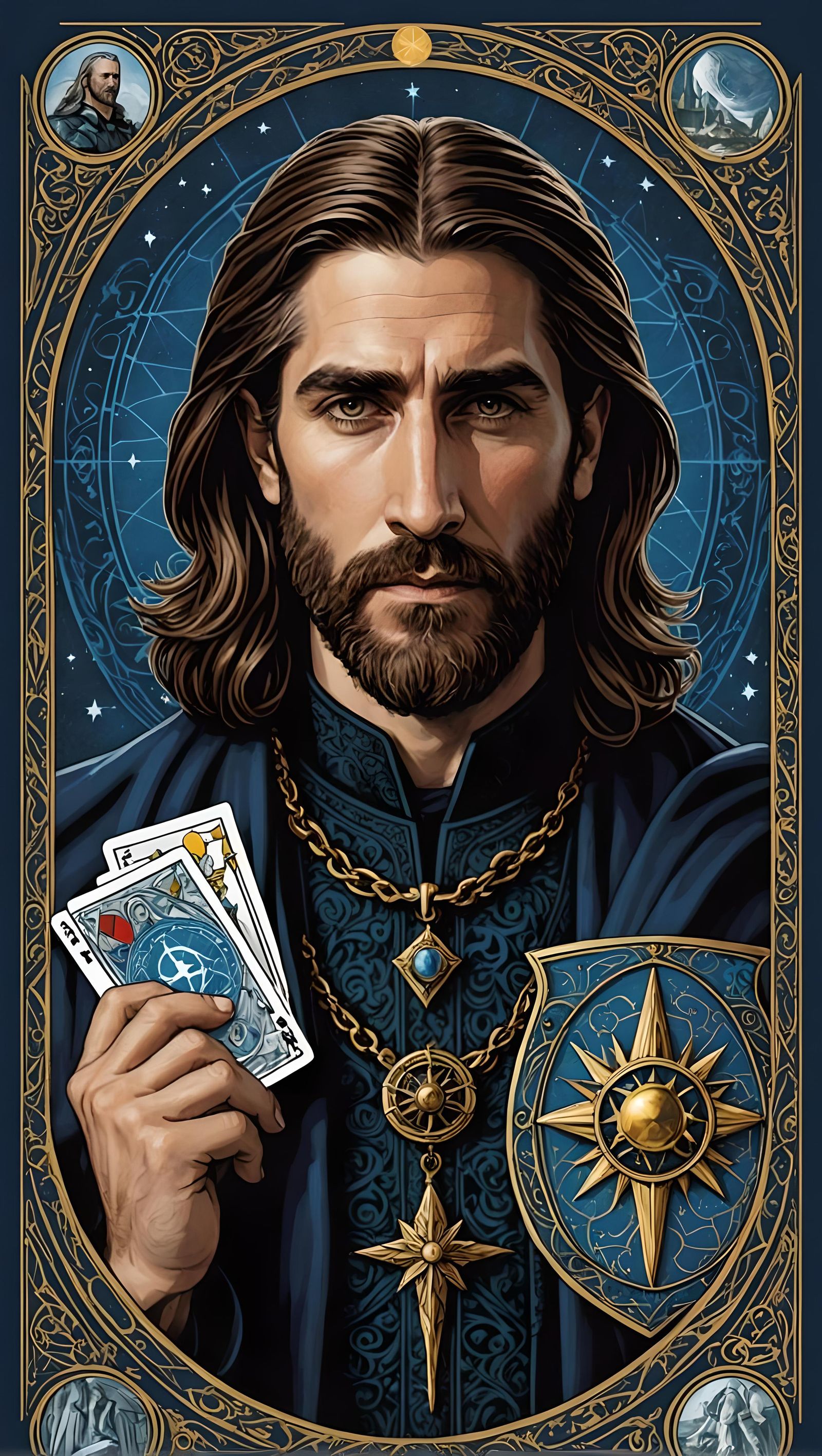 Jake Gyllenhaal as Justice Tarot Card