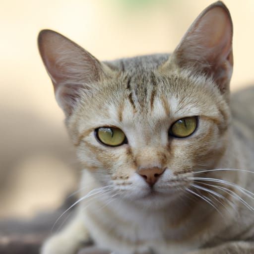 Sharp Focus Cat Eye in Natural Lighting