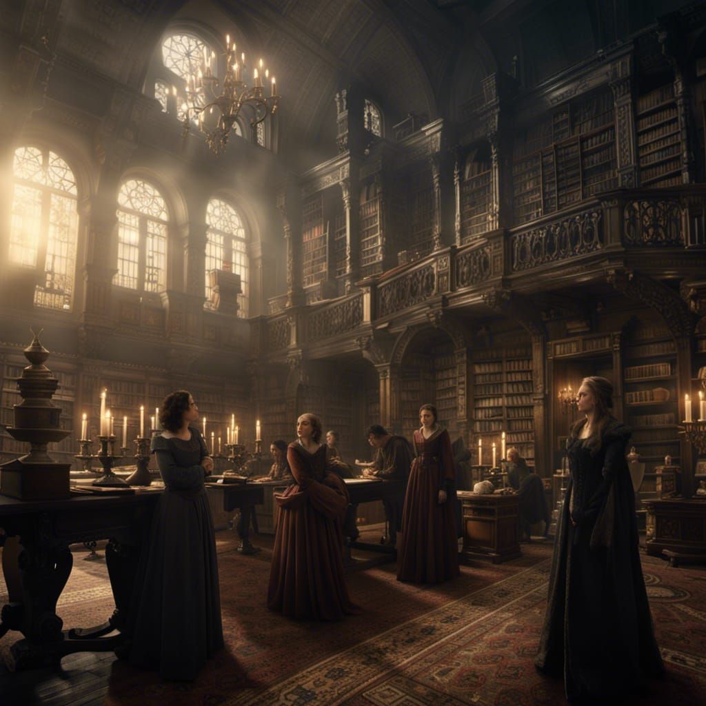 Women Teachers in the Library of Terra