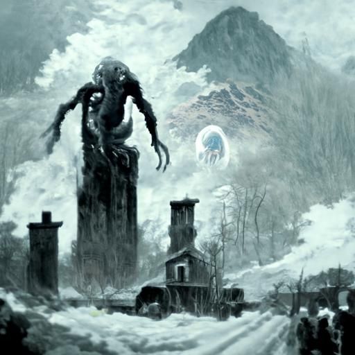 Lovecraftian Horror Ruins Appalachian Town, Doré Style