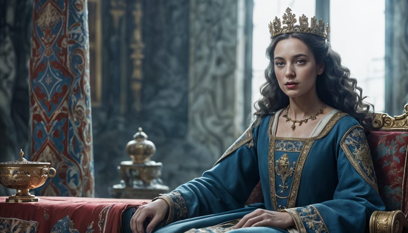 Regal Beauty in Medieval Splendor
