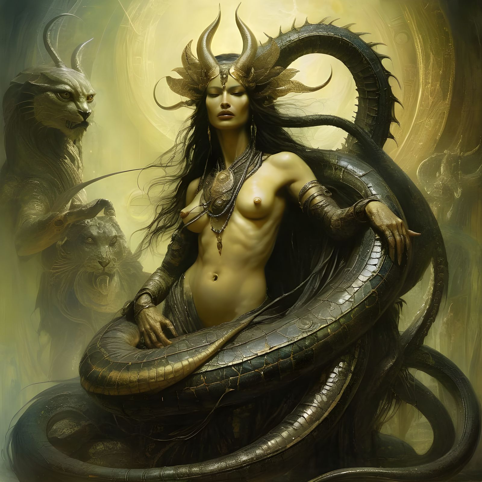 Ethereal Nagas: A Divine and Sinister Phenomenon