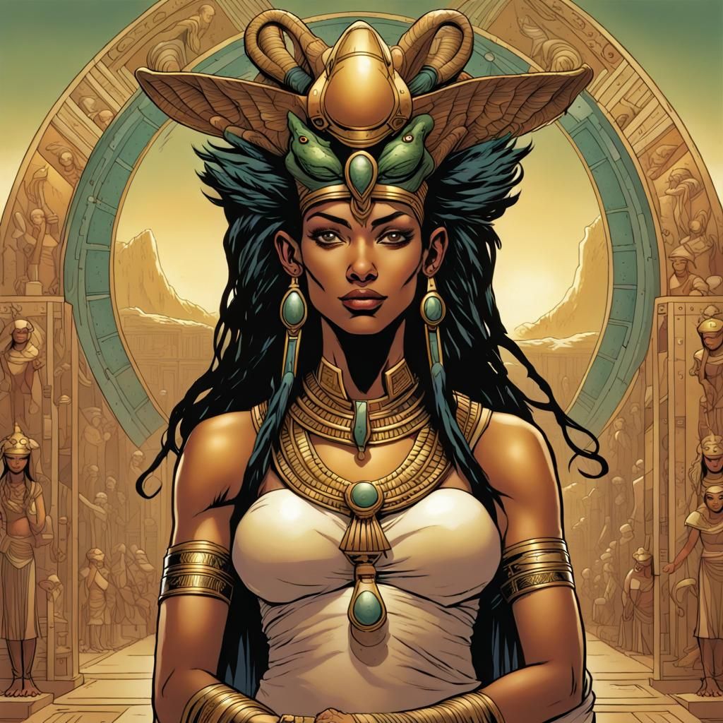 Heket; Egyptian Goddess of Fertility Associated with Frogs