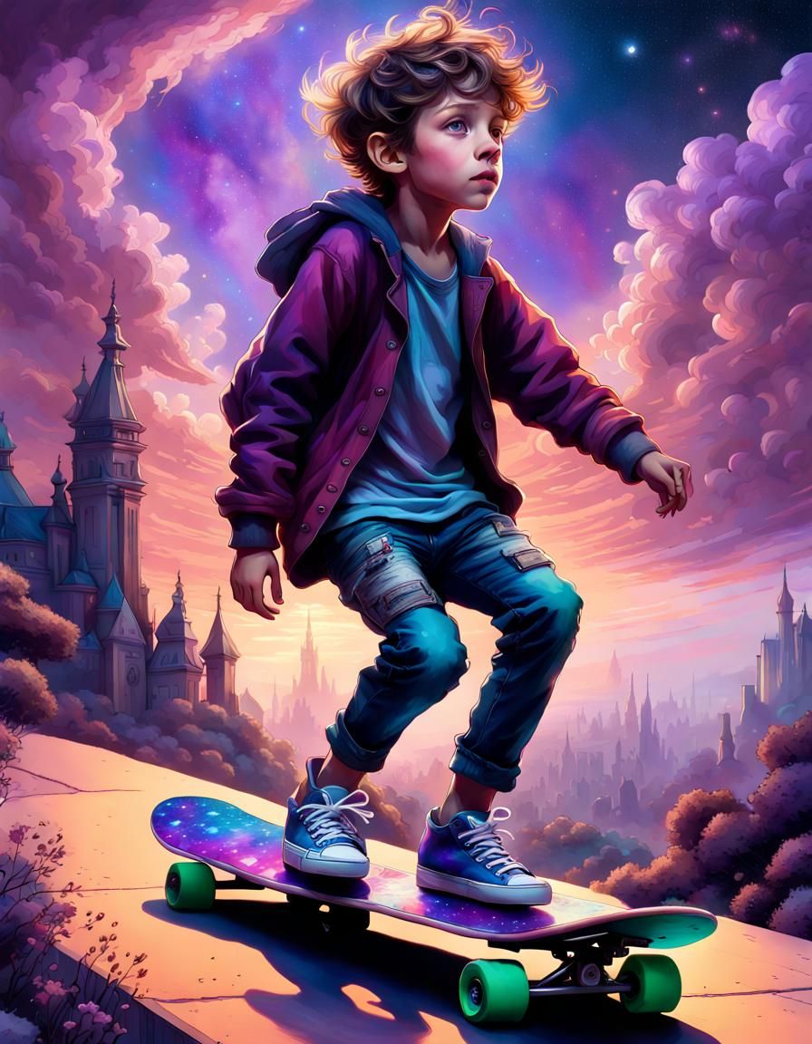 Skaterboy on his way to new adventure