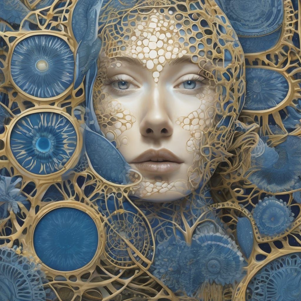 Ethereal Surrealism: Cosmic Dance of Transformation