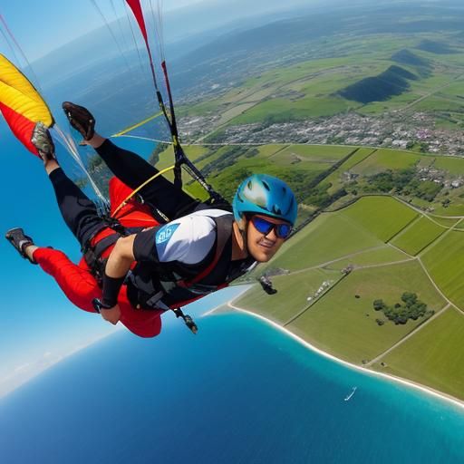 Paragliding Adventure in a Stunning Landscape