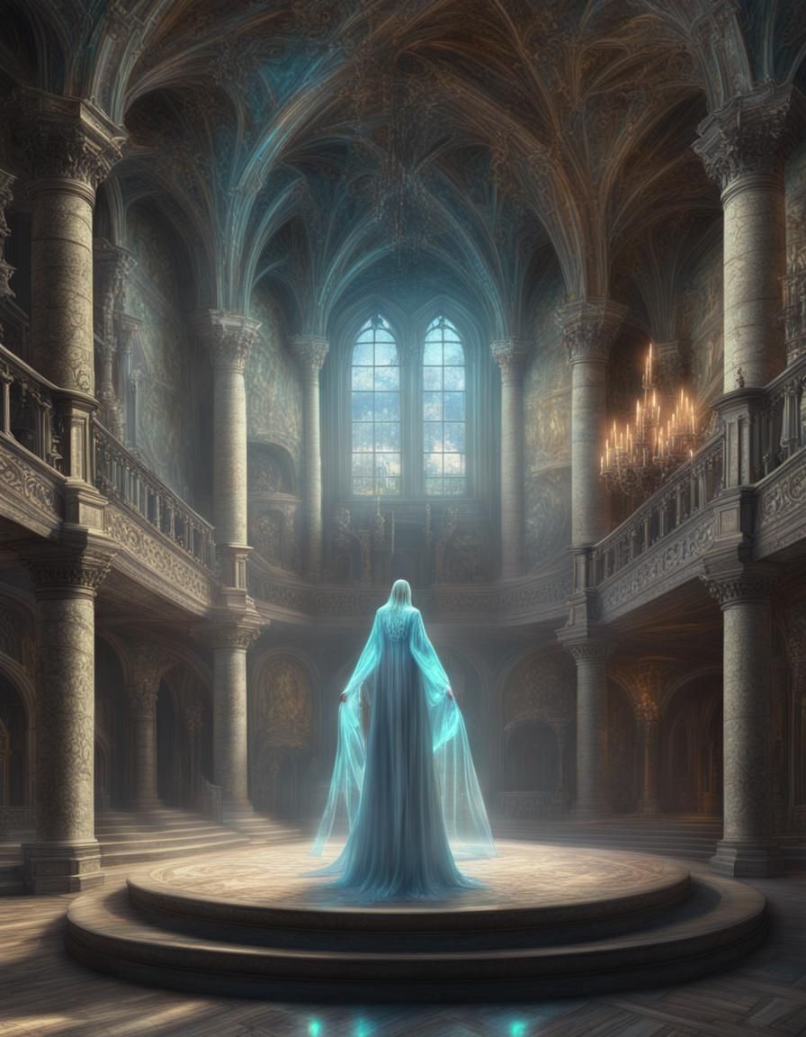 Holographic Renaissance Ghost in a Castle