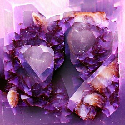 Amethyst Gemstone Close-up: AI Generated