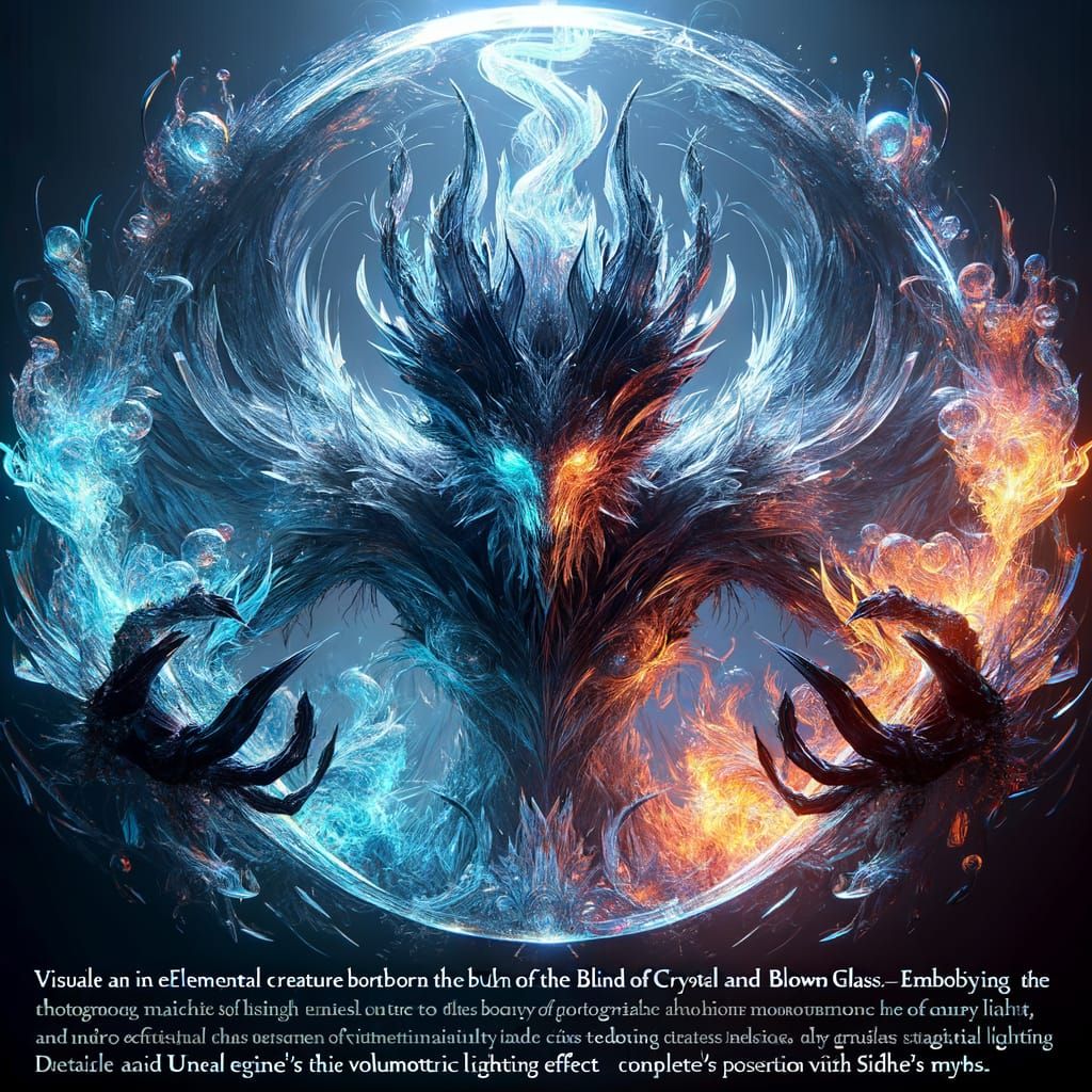 nightmarish crystalin creature