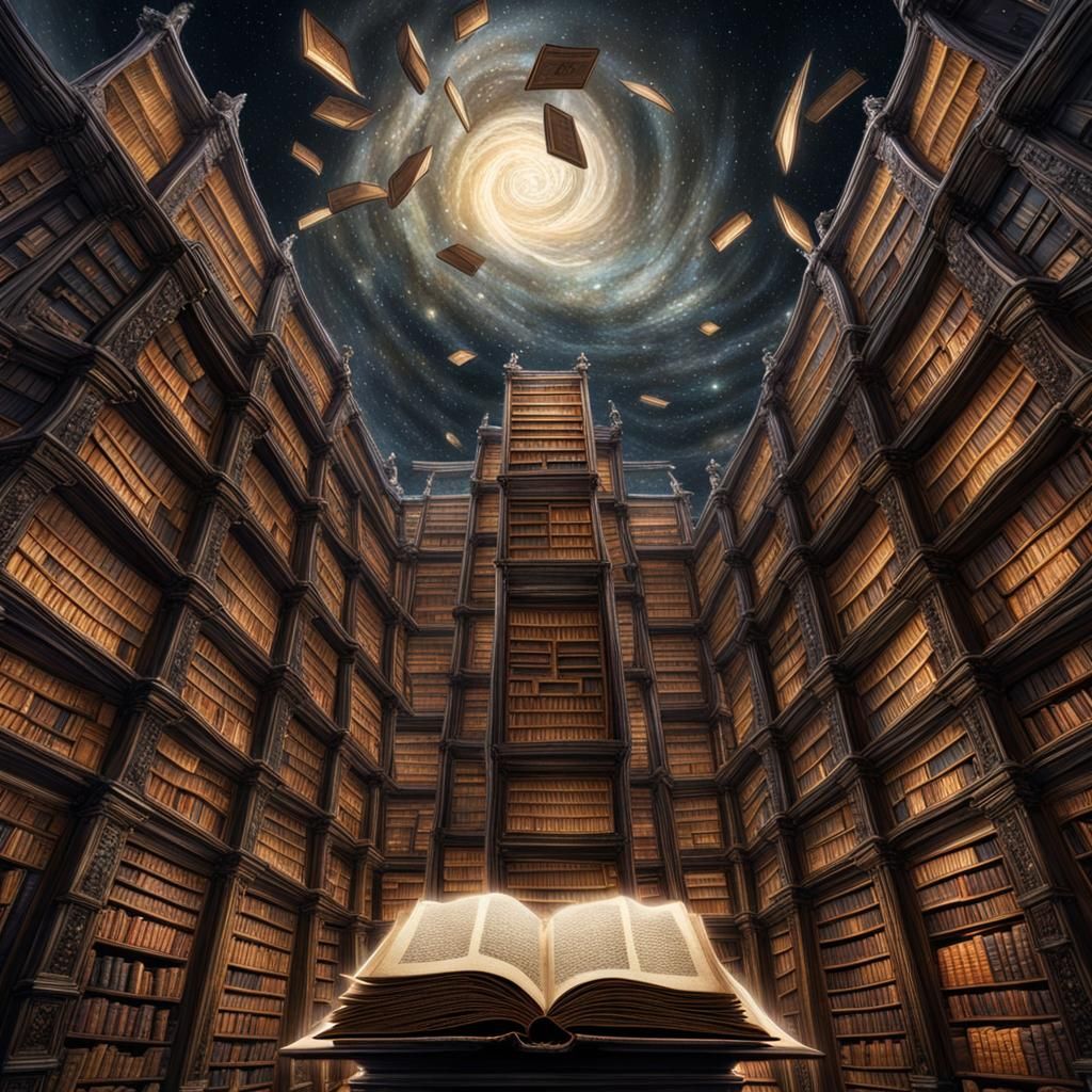 Infinite Celestial Magic Library of Flying Books