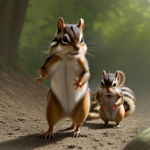 Millions of Chipmunks Running Wild