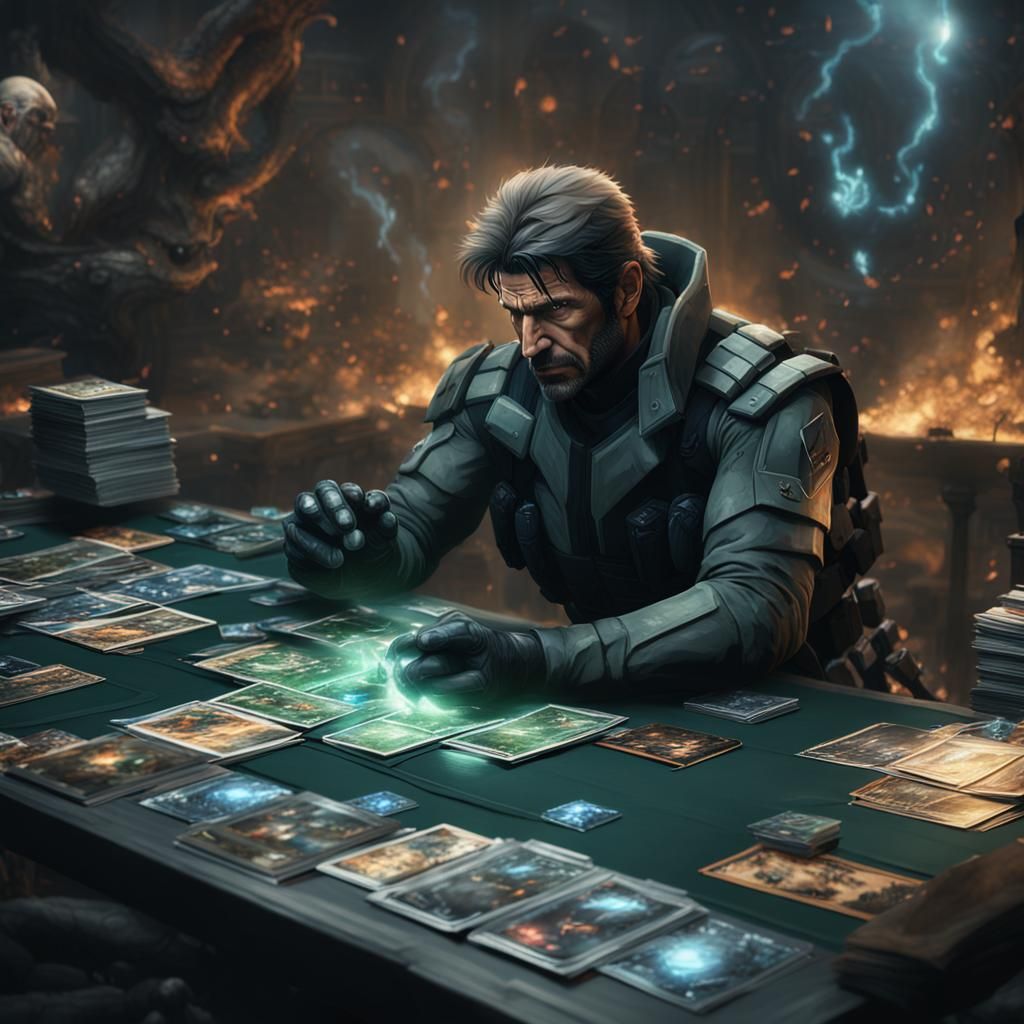 Solid Snake Plays Magic: The Gathering