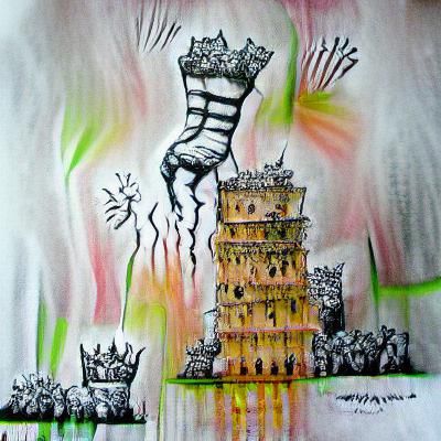 Tower of Babel's Dramatic Collapse