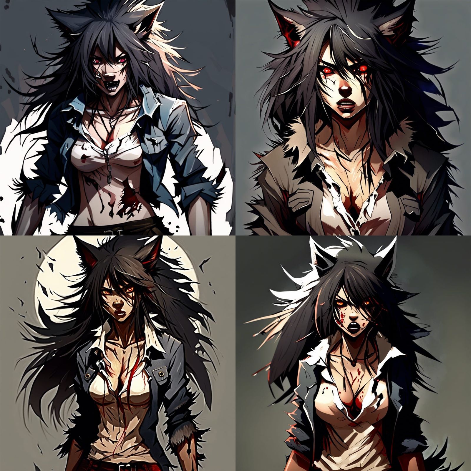 Werewolf girl