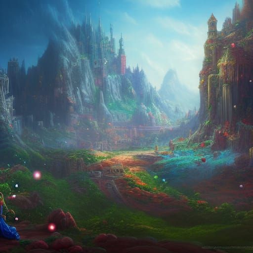 Magical Kingdom in a Bubble Universe