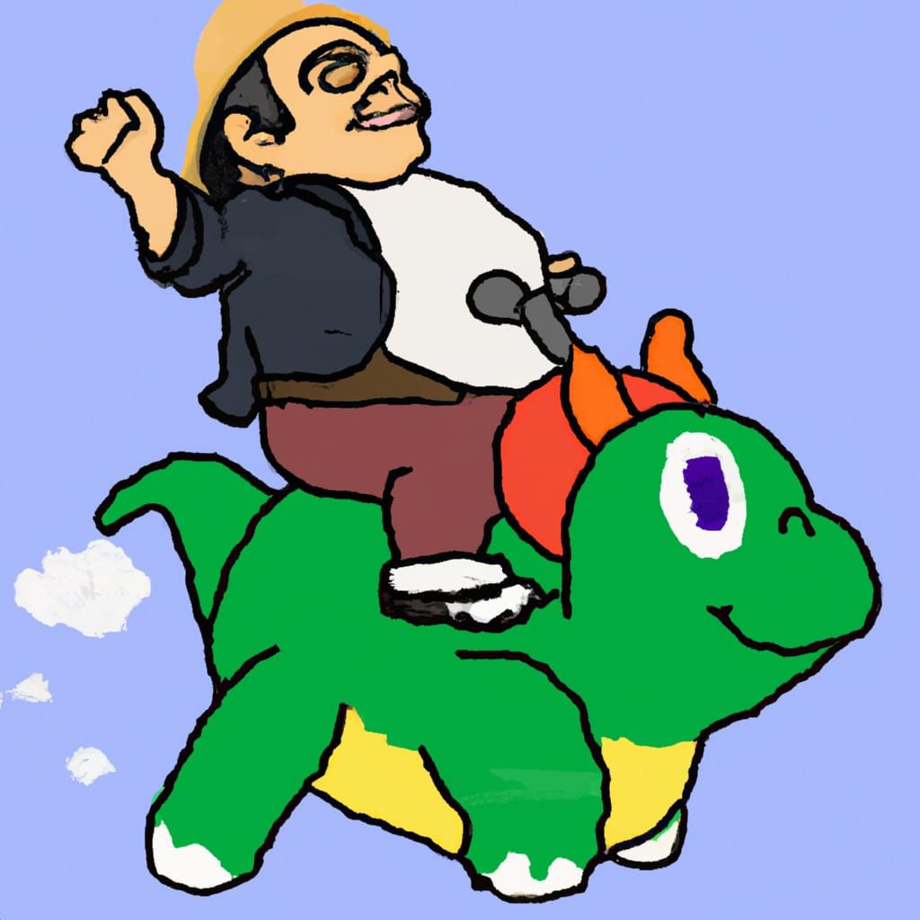 Danny DeVito Rides Yoshi