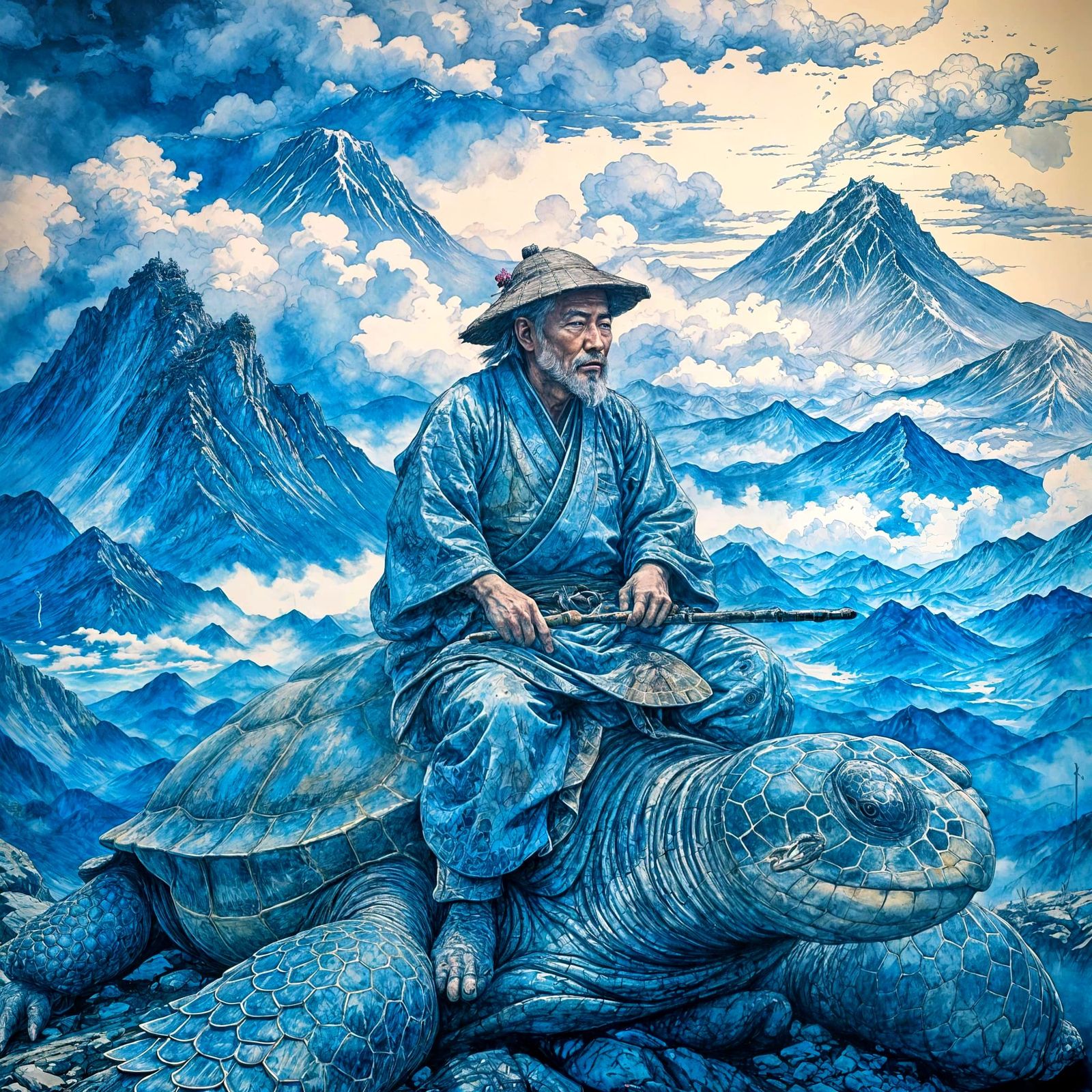 Journey through the blue mountains