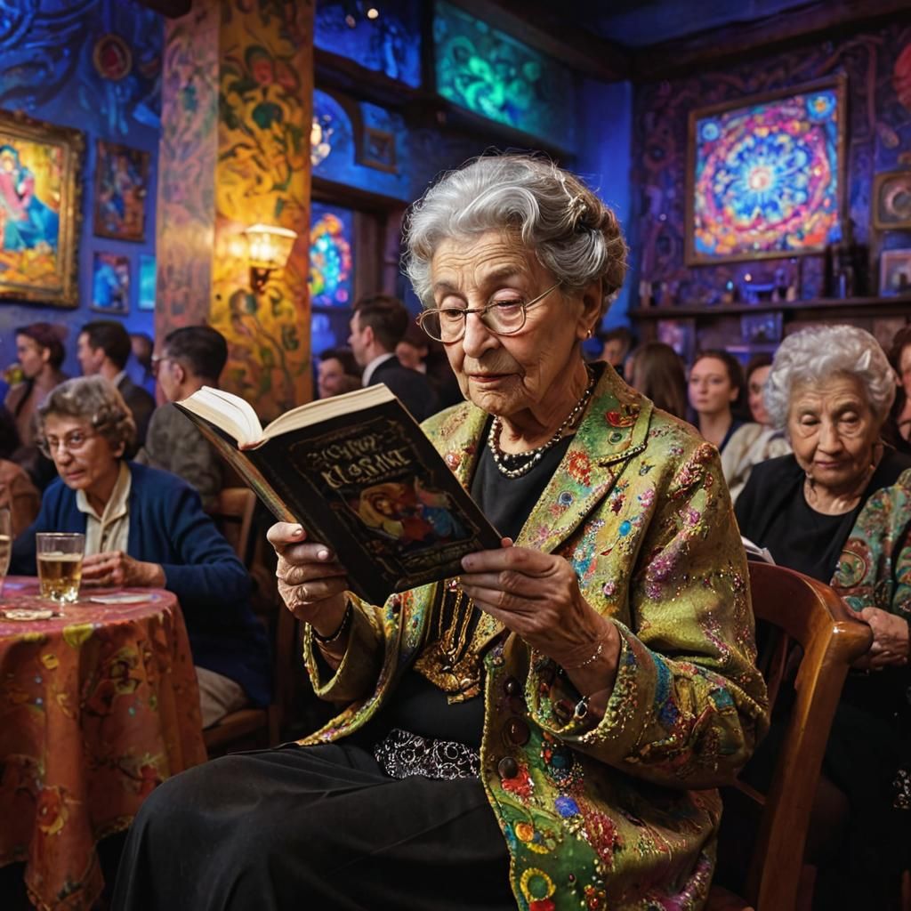 The Bookworm Granny: Gertrude's Literary Lunchtime Escape