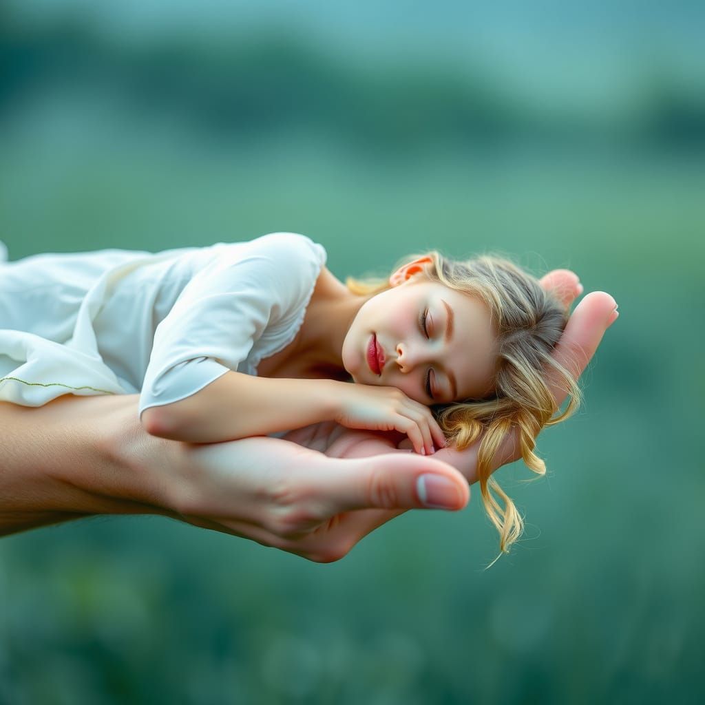 Sleeping Beauty in Gentle Repose