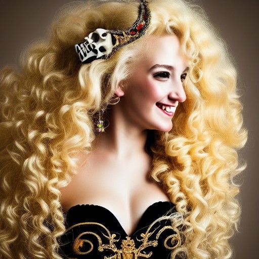 Super quality, WLOP, baroque photography of beautiful smilin...