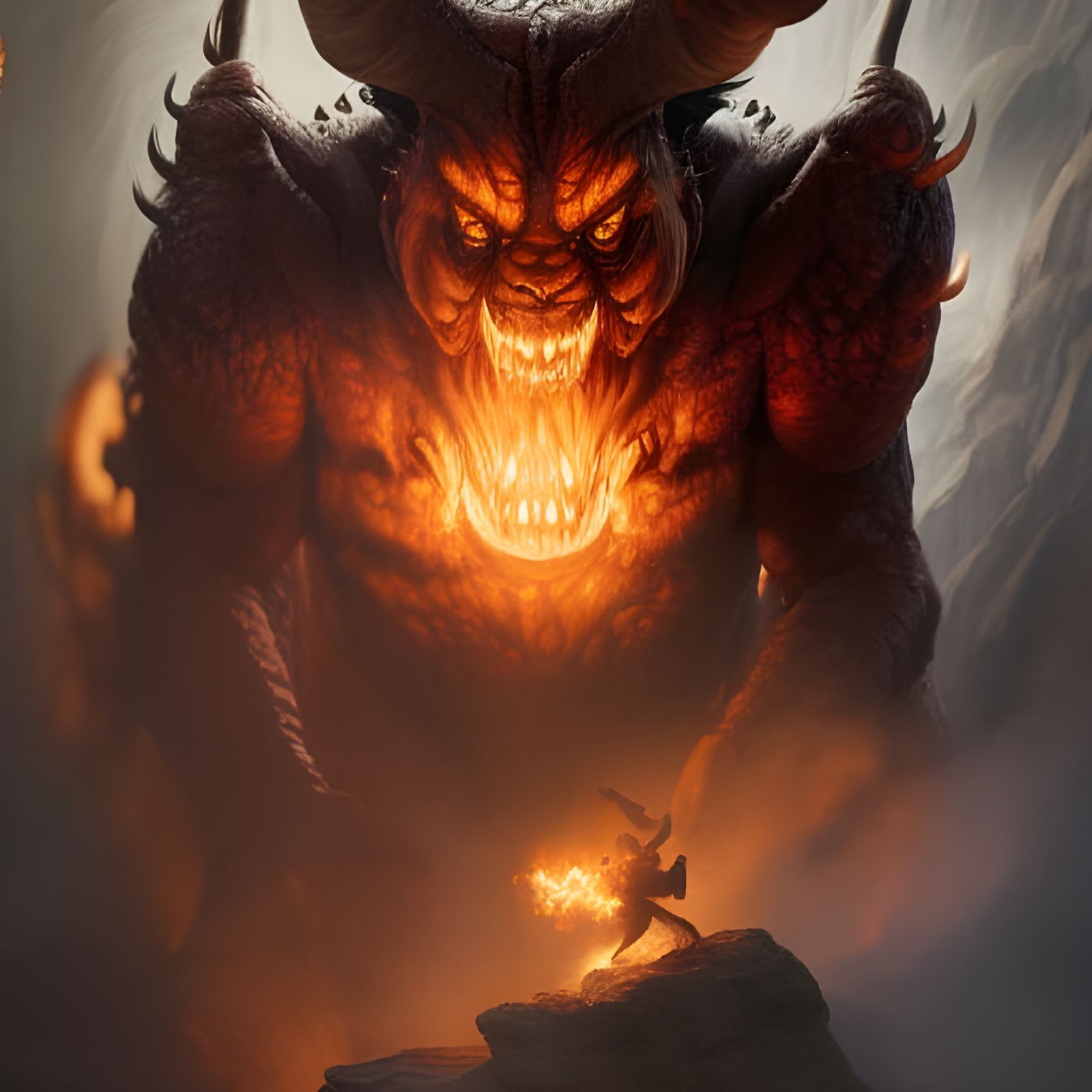 Gandalf the Grey versus the Balrog